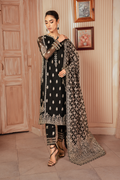 Iznik | Chiffonkari Formals | ICK-03 Embroidered Chiffon - House Of Hania