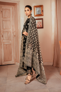 Iznik | Chiffonkari Formals | ICK-03 Embroidered Chiffon - House Of Hania