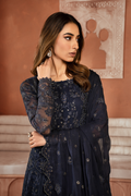 Iznik | Chiffonkari Formals | ICK-07 Embroidered Chiffon - House Of Hania