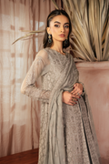 Iznik | Chiffonkari Formals | ICK-08 Embroidered Chiffon - House Of Hania