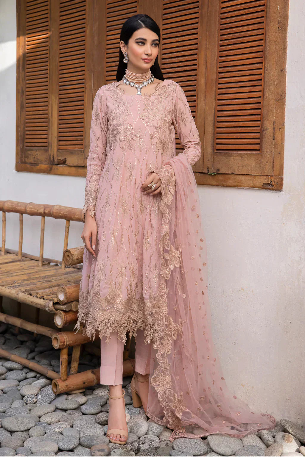 Iznik | Chinnon Chiffon | CC-22 ORIANA - House Of Hania