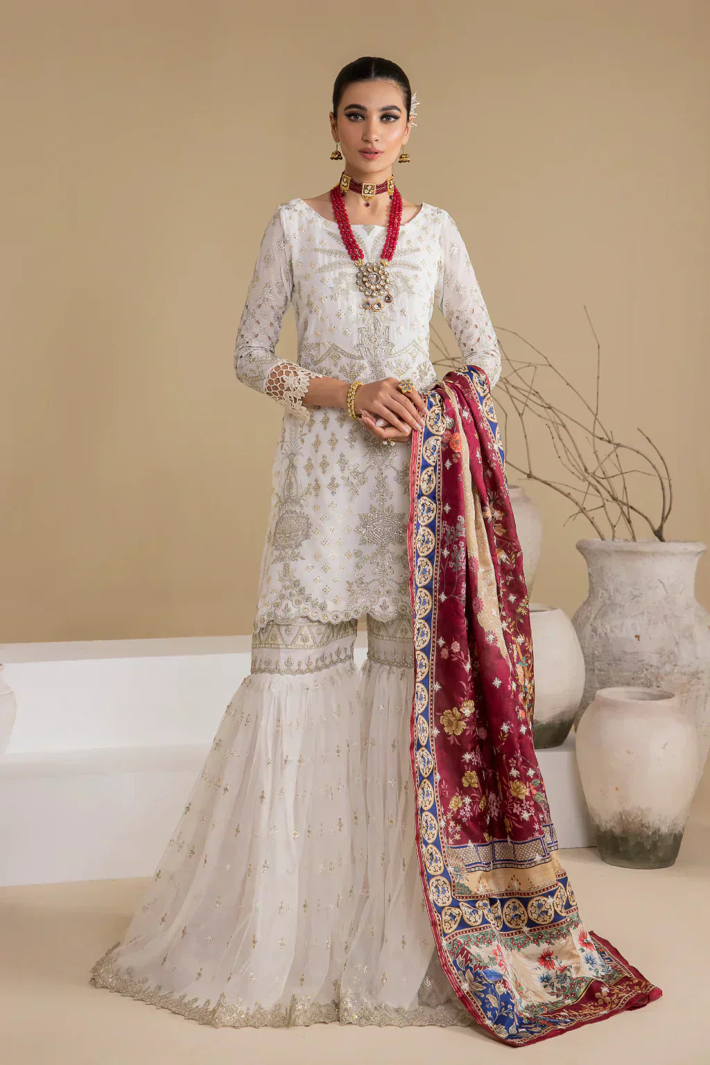 Iznik | Chinnon Chiffon | CC-24 BIANCA - House Of Hania