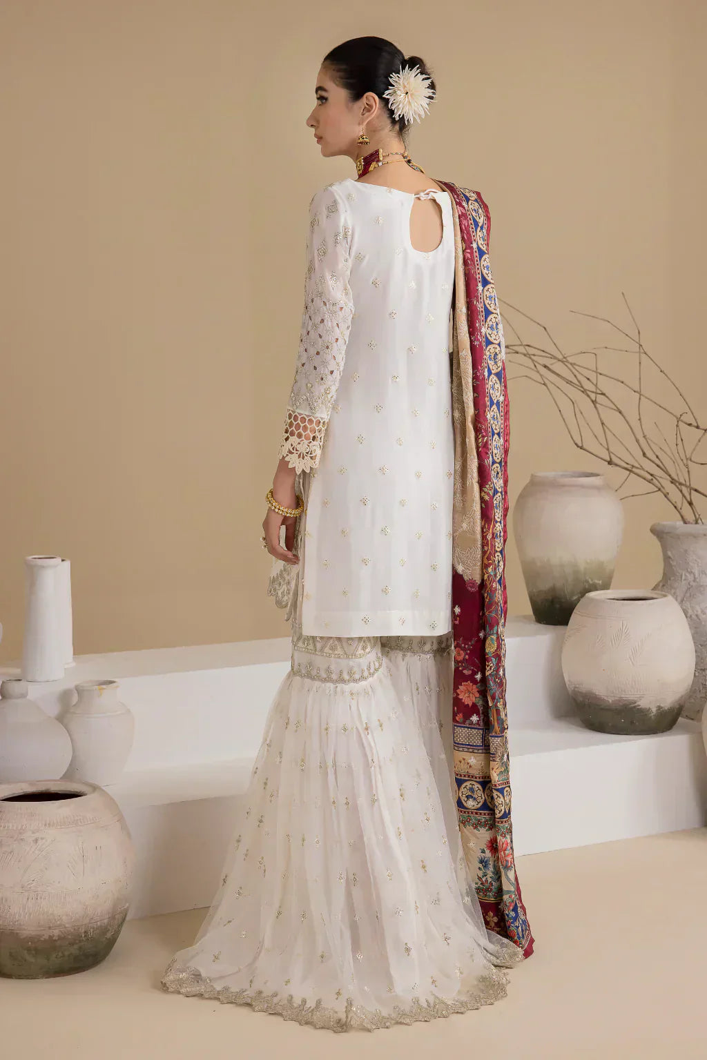 Iznik | Chinnon Chiffon | CC-24 BIANCA - House Of Hania