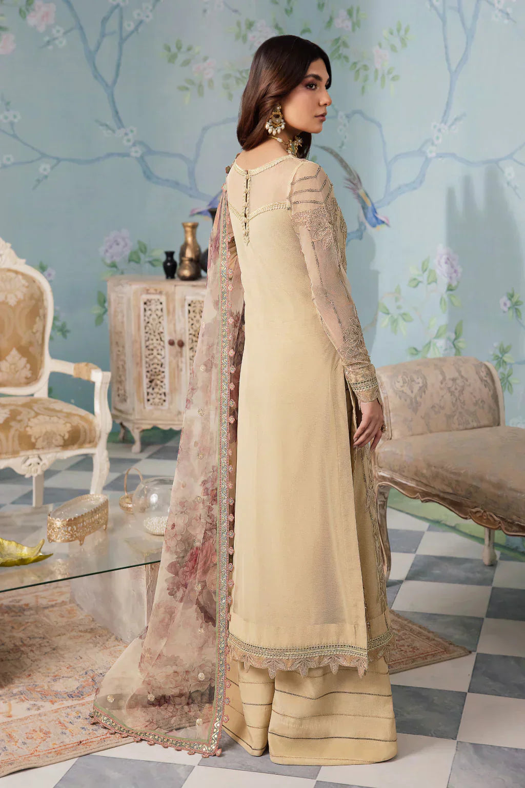 Iznik | Chinnon Chiffon | CC-31 ALYA - House Of Hania