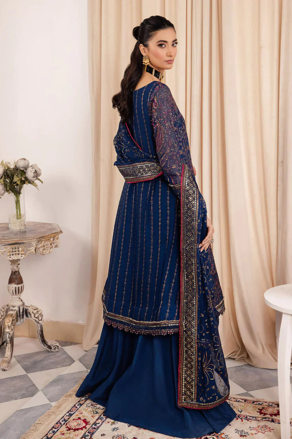 Iznik | Chinnon Chiffon | CC-34 ASHAH - House Of Hania