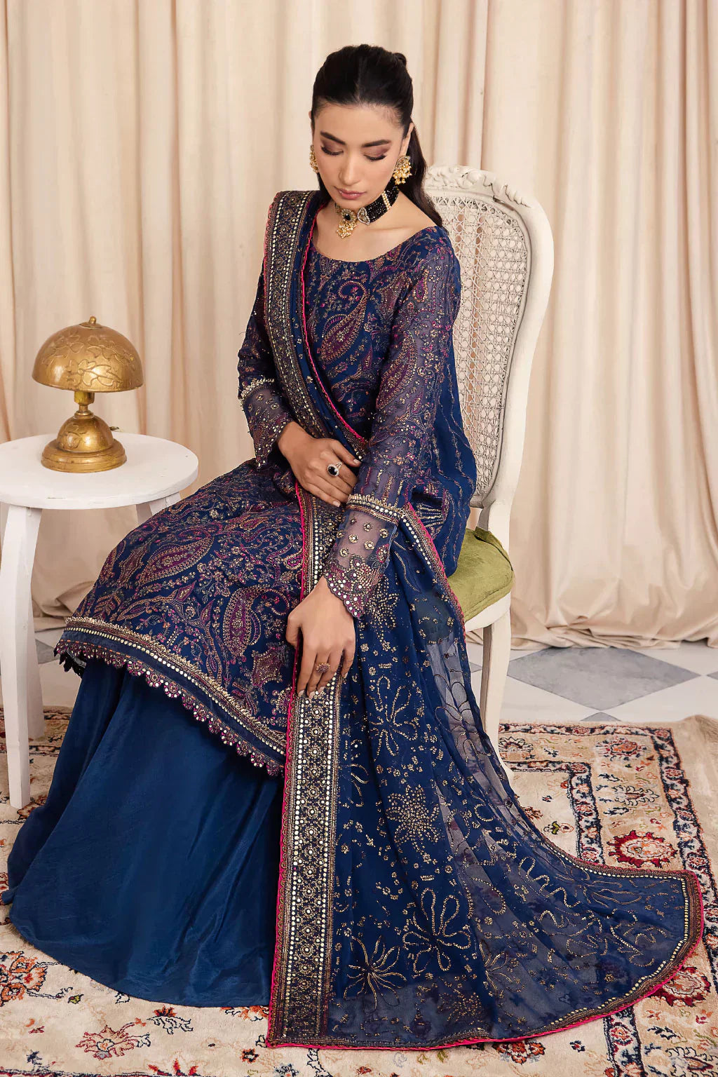 Iznik | Chinnon Chiffon | CC-34 ASHAH - House Of Hania