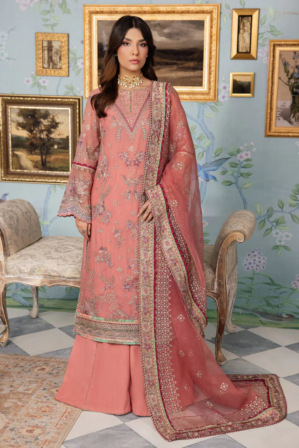 Iznik | Chinnon Chiffon | CC-35 DAREEN - House Of Hania