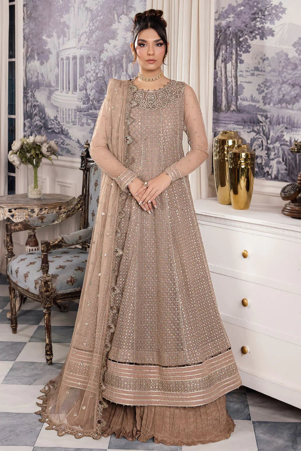 Iznik | Chinnon Chiffon | CC-36 DAMIYAH - House Of Hania