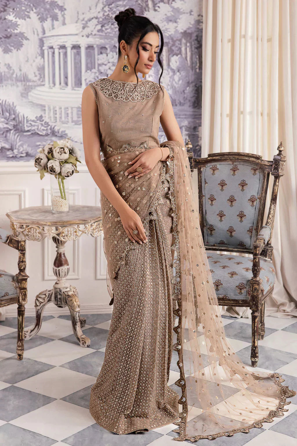 Iznik | Chinnon Chiffon | CC-36 DAMIYAH - House Of Hania