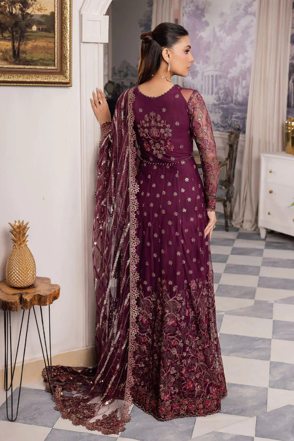 Iznik | Chinnon Chiffon | CC-37 AIDA - House Of Hania