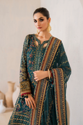 Iznik | Chinnon Chiffon | CC-46 Embroidered Chiffon - House Of Hania