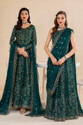 Iznik | Chinnon Chiffon | CC-47 Embroidered Chiffon - House Of Hania