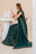 Iznik | Chinnon Chiffon | CC-47 Embroidered Chiffon - House Of Hania