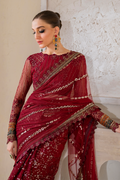 Iznik | Chinnon Chiffon | CC-49 Embroidered Net - House Of Hania
