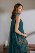 Iznik | Chinon Chiffon | CC-51 Embroidered Chiffon - House Of Hania