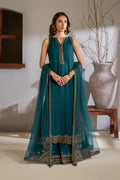 Iznik | Chinon Chiffon | CC-51 Embroidered Chiffon - House Of Hania
