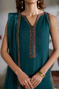 Iznik | Chinon Chiffon | CC-51 Embroidered Chiffon - House Of Hania