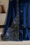 Iznik | Chinon Chiffon | CC-60 Embroidered Net - House Of Hania