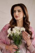 Iznik | Chinon Chiffon | CC-64 Embroidered Net - House Of Hania