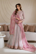 Iznik | Chinon Chiffon | CC-64 Embroidered Net - House Of Hania