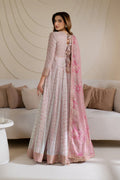 Iznik | Chinon Chiffon | CC-64 Embroidered Net - House Of Hania