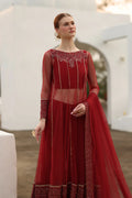 Iznik | Chinon Chiffon | CC-67 Embroidered Net - House Of Hania