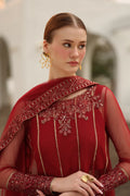Iznik | Chinon Chiffon | CC-67 Embroidered Net - House Of Hania