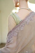 Iznik | Chinon Chiffon | CC-68 Embroidered Chiffon - House Of Hania