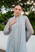 Iznik | Chinon Chiffon | CC-70 Embroidered Chiffon - House Of Hania