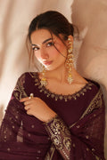 Iznik | Chinon Chiffon | CC-80 Embroidered Net - House Of Hania