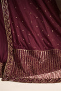 Iznik | Chinon Chiffon | CC-80 Embroidered Net - House Of Hania