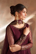 Iznik | Chinon Chiffon | CC-80 Embroidered Net - House Of Hania