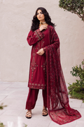 Iznik | Dahlia Embroidered Lawn | DL-01 - House Of Hania