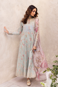 Iznik | Dahlia Embroidered Lawn | DL-10 - House Of Hania