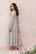 Iznik | Dahlia Embroidered Lawn | DL-10 - House Of Hania