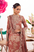 Iznik | Dahlia Embroidered Lawn | DL-12 - House Of Hania