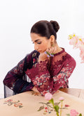 Iznik Dahlia Embroidered Luxury Lawn 3Pc Suit DL-11 SOLISTICE - House Of Hania