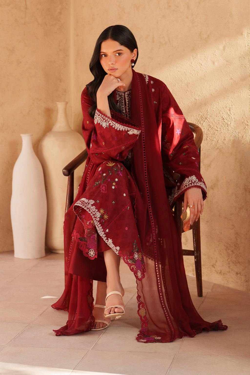 Iznik | Eid Lawn | EL-02 Embroidered Lawn - House Of Hania