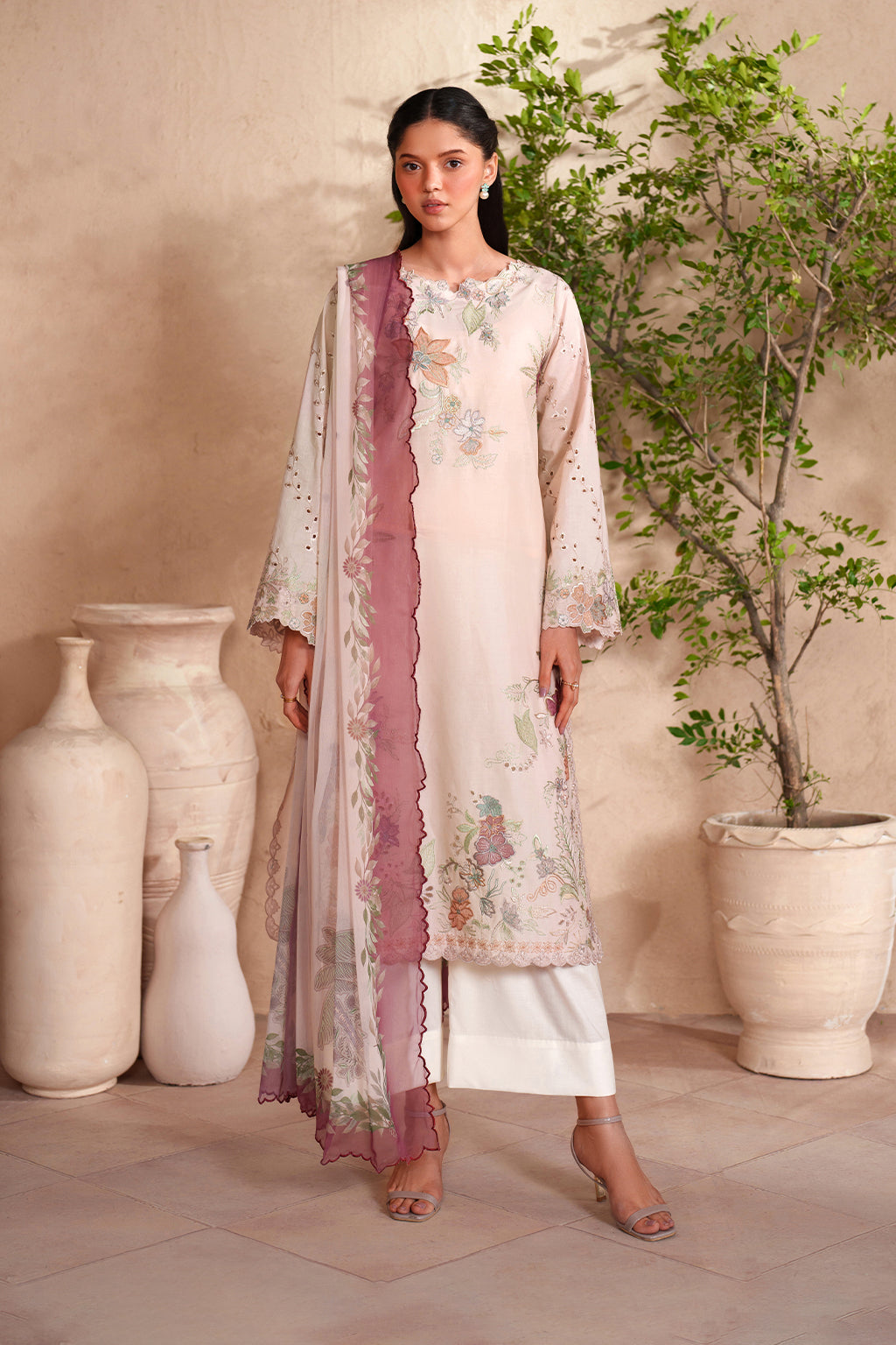 Iznik | Eid Lawn | EL-04 Embroidered Lawn - House Of Hania