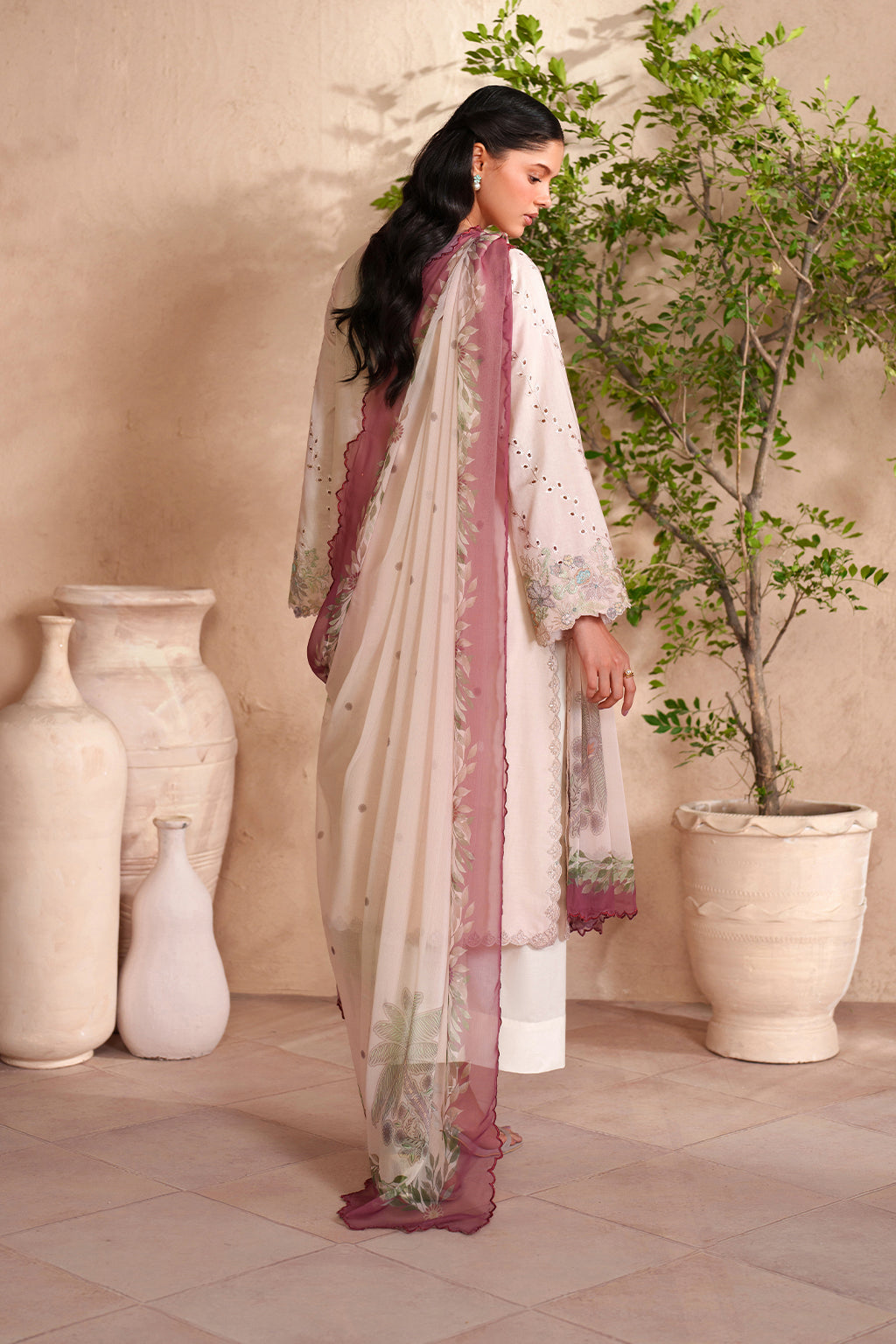 Iznik | Eid Lawn | EL-04 Embroidered Lawn - House Of Hania