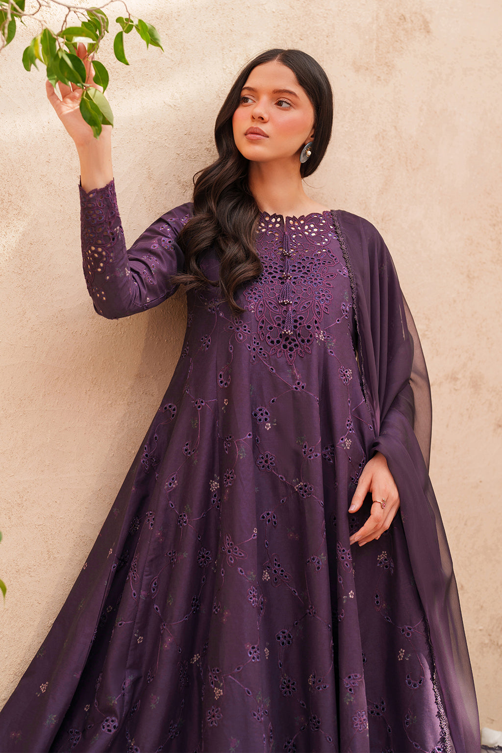 Iznik | Eid Lawn | EL-08 Embroidered Lawn - House Of Hania