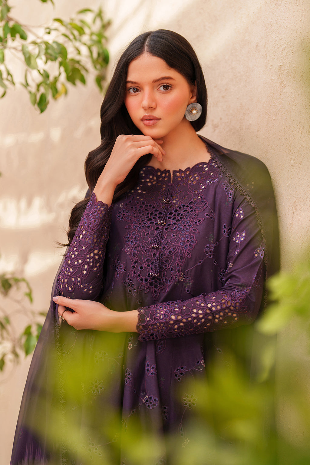 Iznik | Eid Lawn | EL-08 Embroidered Lawn - House Of Hania