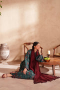 Iznik | Eid Lawn | EL-11 Embroidered Lawn - House Of Hania