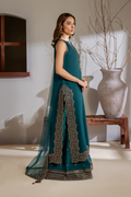 Iznik | Embroidered  Chiffon | CC-51 - House Of Hania