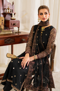 Iznik | Exclusive Formals | UE-288 Embroidered Net - House Of Hania