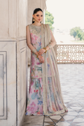 Iznik | Exclusive Formals | UE-312 Printed Georgette - House Of Hania
