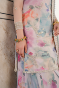 Iznik | Exclusive Formals | UE-312 Printed Georgette - House Of Hania