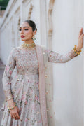 Iznik | Exclusive Formals | UE-313 Embroidered Raw Silk - House Of Hania