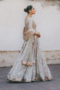 Iznik | Exclusive Formals | UE-313 Embroidered Raw Silk - House Of Hania