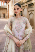Iznik | Exclusive Formals | UE-320 Printed Raw Silk - House Of Hania